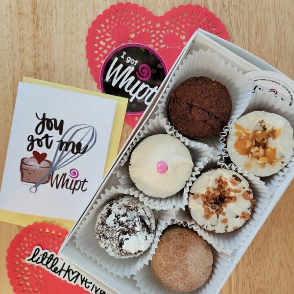 Vee Day Gift Box of 1/2 Dozen Assorted Cookiecakes - You Got Me Whipt