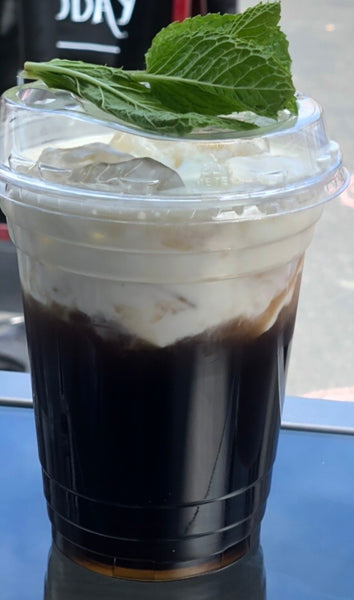 Whipt Iced Coffee - w/ Fresh Mint Leaves