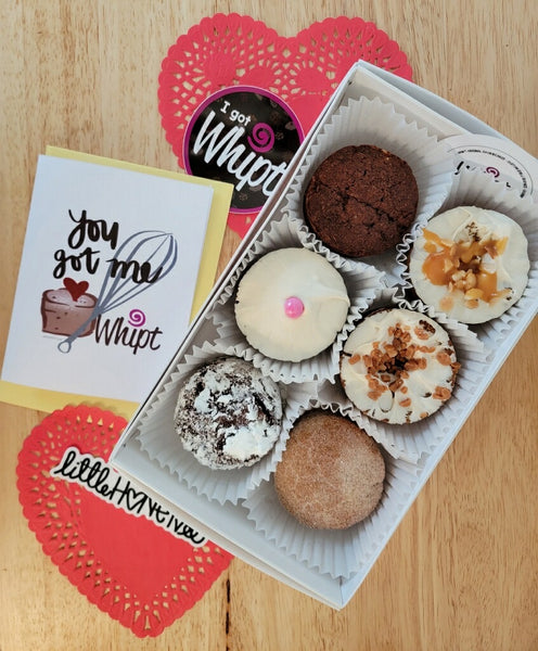 Vee Day Gift Box of 1/2 Dozen Assorted Cookiecakes - You Got Me Whipt